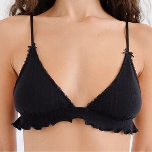 Cou Cou Intimates Butterfly Ruffle Bralette